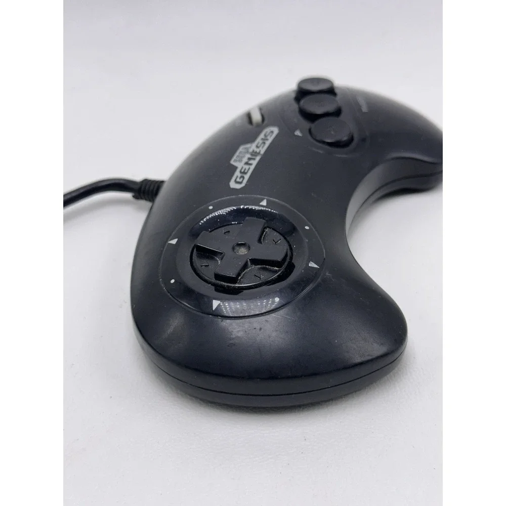 Sega‎ Genesis Controller Model 1650 3-Button OEM Original Black Tested & Working